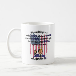 Caneca De Café Engraçado Dia de os pais de aniversário do Trump