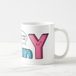 Caneca De Café Engraçado Divertido E Troca de Palavras para Palav