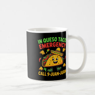 Caneca De Café Engraçado Dizer "Cinco de Mayo, mexicano Taco Fies