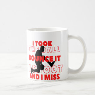 Caneca De Café Engraçado dizer e memorizar sobre jogadores de bas