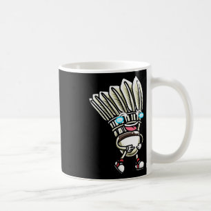 Caneca De Café Engraçado Dminton Shuttle Player Design Mulheres 1