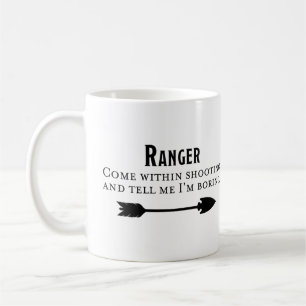 Caneca De Café Engraçado DND Ranger Mug