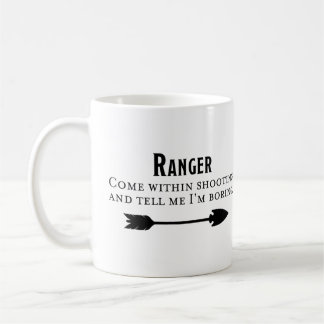 Caneca De Café Engraçado DND Ranger Mug