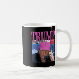 Caneca De Café Engraçado Donald Trump Sinto minha falta, mas Y2k 