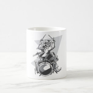 Caneca De Café Engraçado Drummer Drums Presente