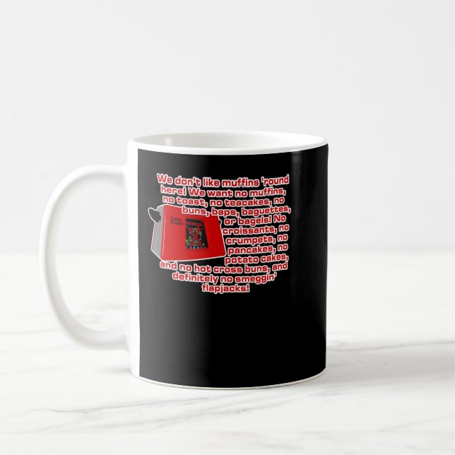Caneca De Café Engraçado Dwarf Vermelho Engraçado - Talkie Toaste (Esquerda)