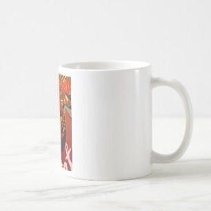 Caneca De Café Engraçado Elegante Girafa Acessorizada Estilo Afri