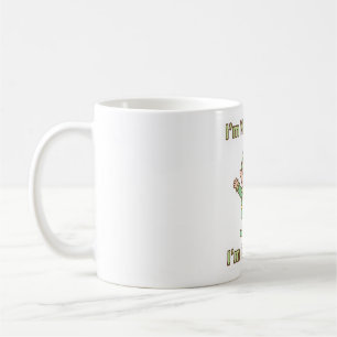 Caneca De Café Engraçado Elf, não sou pequeno, sou Elf Sized