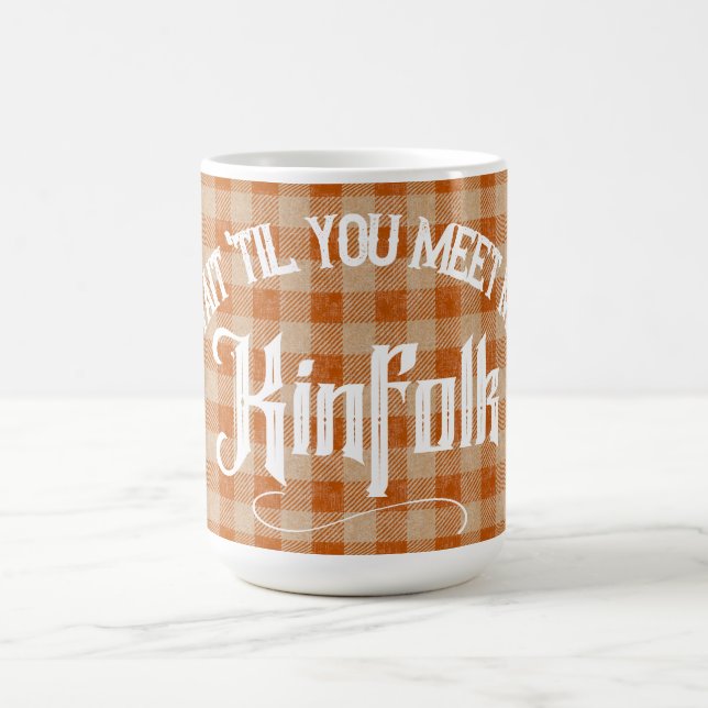 Caneca De Café Engraçado Encontrar o País Russo Kinfolk (Centro)