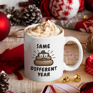 Caneca De Café Engraçado Engraçado Ano Presente de Natal