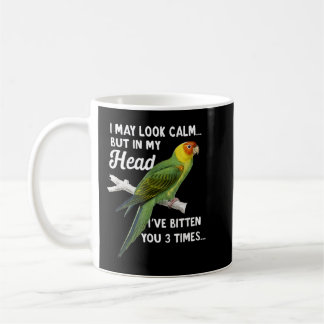 Caneca De Café Engraçado, Engraçado... Conure... Posso Parecer Ca