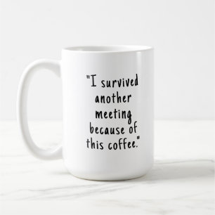 Caneca De Café Engraçado Escritório Sarcástico Humor Coffee Mug