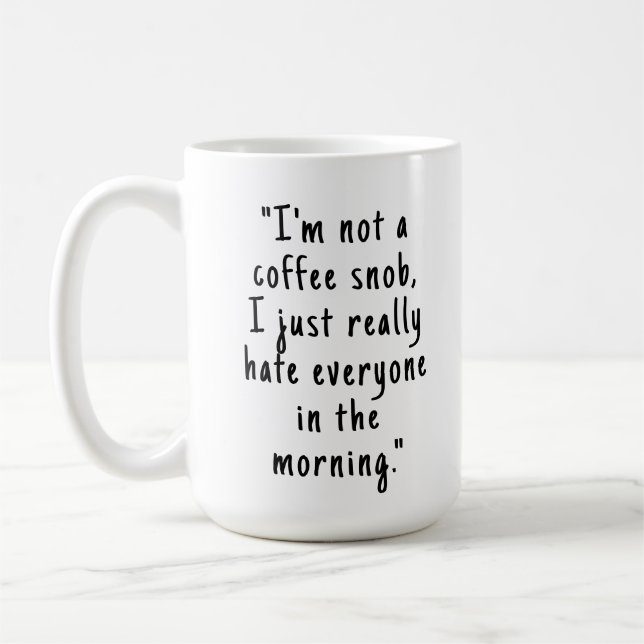 Caneca De Café Engraçado Escritório Sarcástico Humor Coffee Mug (Esquerda)
