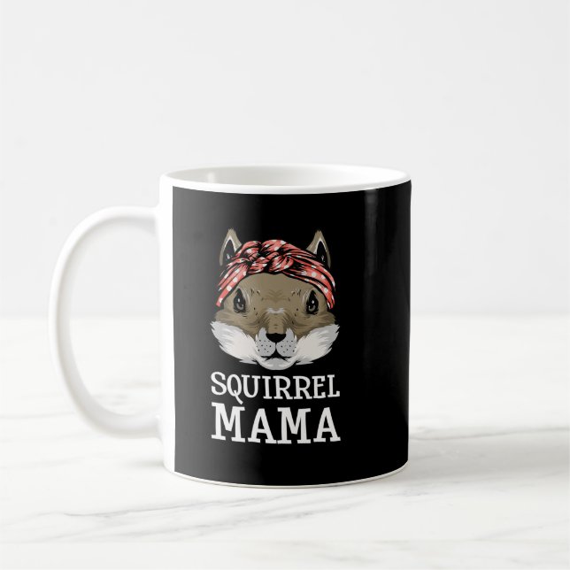 Caneca De Café Engraçado Esquilo Mama Roedores Chipmunks Acima Da (Esquerda)