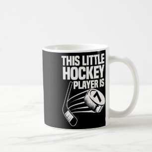 Caneca De Café Engraçado esse pequeno jogador de hóquei está faze
