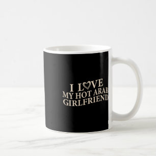 Caneca De Café Engraçado Eu Amo Minha Namorada Árabe Dizer Sarcás
