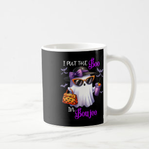 Caneca De Café Engraçado Eu Coloquei O Boo Em Boujee Ghost Pumpki