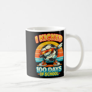 Caneca De Café Engraçado Eu Completei 100 Dias De Escola Futebol