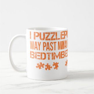 Caneca De Café Engraçado Eu Fico a Resolver Puzzles Muito Depois