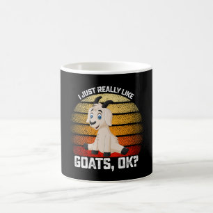 Caneca De Café Engraçado, Eu Gosto Muito De Cabras, OK