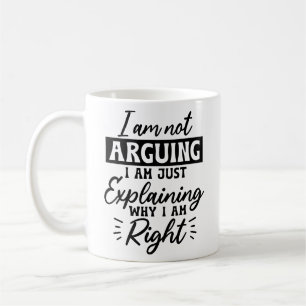 Caneca De Café Engraçado eu não estar discutindo camiseta neutra 