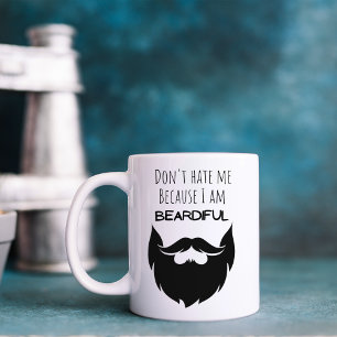 Caneca De Café Engraçado Eu Sou Barbudo