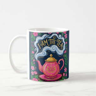 Caneca De Café Engraçado Eu Sou o Chá, Citação Divertida de Chá