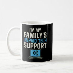 Caneca De Café Engraçado Eu sou o computador de suporte técnico n