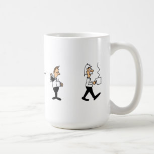 Caneca De Café Engraçado Evolução dos Bebês de Café