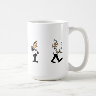 Caneca De Café Engraçado Evolução dos Bebês de Café