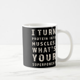 Caneca De Café Engraçado Exercício de Malhação de Construção de A