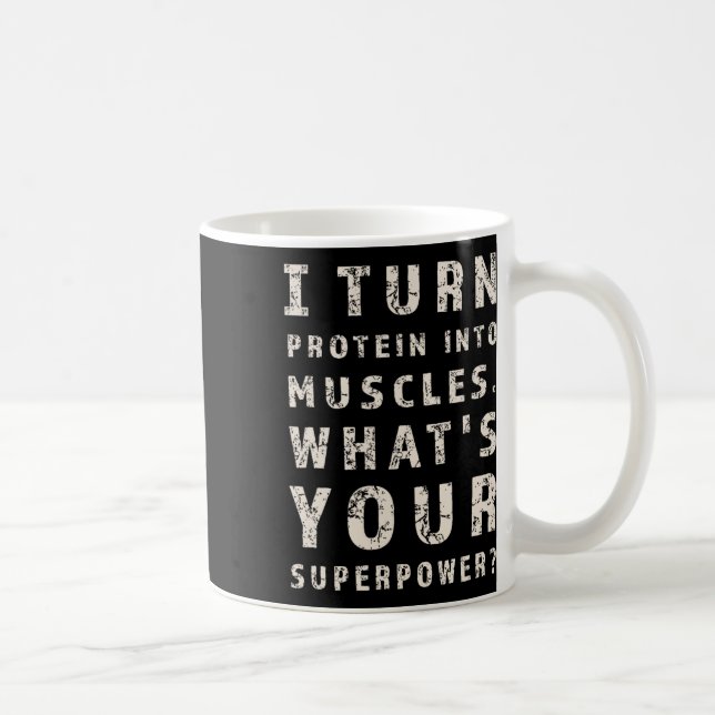 Caneca De Café Engraçado Exercício de Malhação de Construção de A (Direita)