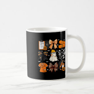 Caneca De Café Engraçado Fantasma Feliz Arco Coqueteiro de Hallow