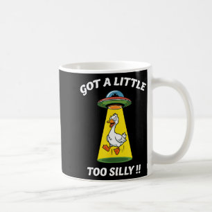 Caneca De Café Engraçado ficou um pouco bobo demais ganso sequest