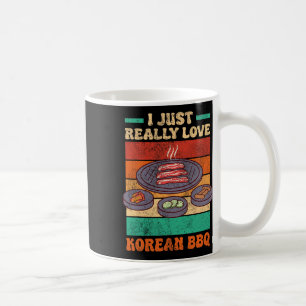 Caneca De Café Engraçado Foodie Asiático - Churrasco coreano