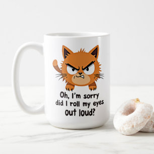 Caneca De Café Engraçado Gato Lover Presente Sarcástico Gatinho a