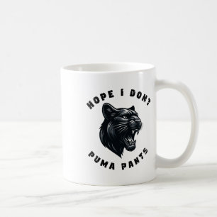 Caneca De Café Engraçado Gato Pun Esperança Não Pumar Calças