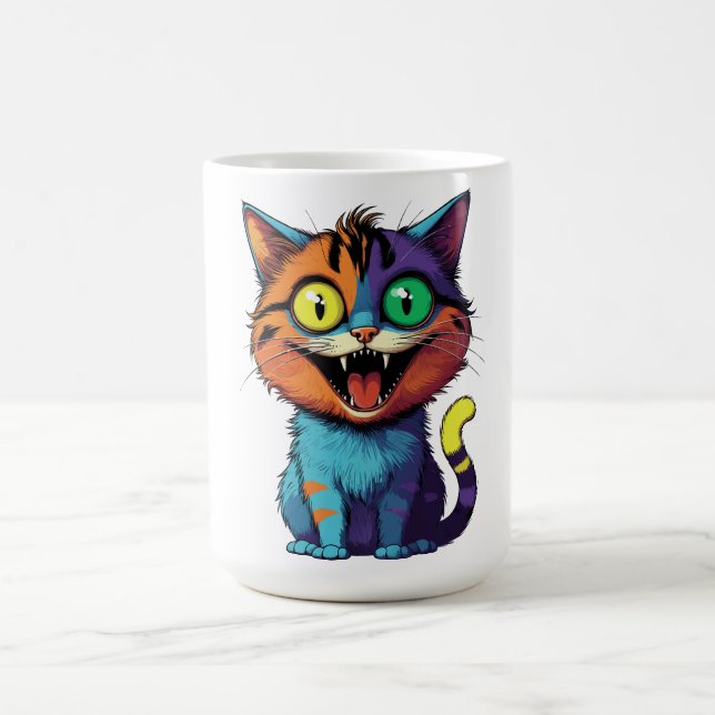 Caneca De Café Engraçado - Gato Sorriso -  (Centro)