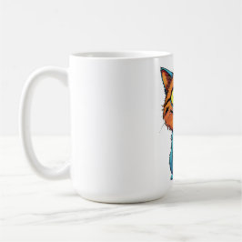 Caneca De Café Engraçado - Gato Sorriso -