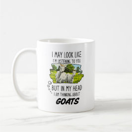 Caneca De Café Engraçado Goats Lover Mug