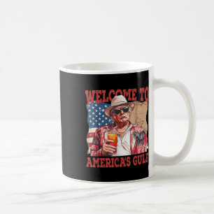 Caneca De Café Engraçado Golfo Dos Eua Trump Bem-Vindo Ao Golfo D