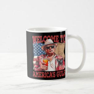 Caneca De Café Engraçado Golfo Dos Eua Trump Bem-Vindo Ao Golfo D