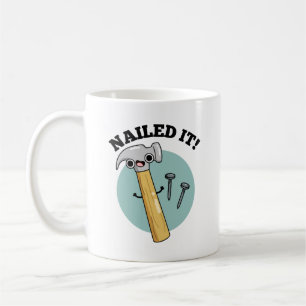 Caneca De Café Engraçado, Hammer Nail Pun