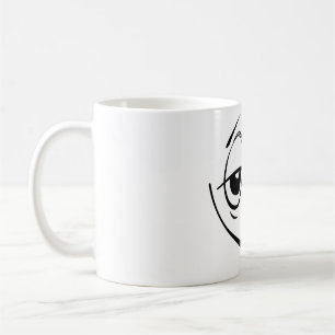 Caneca De Café Engraçado Hombre Mister Olhos Olhos do Lip