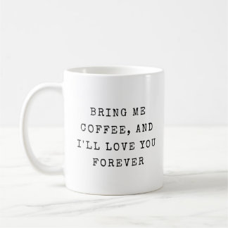 Caneca De Café Engraçado Humor Moderno e Humor com Típografia
