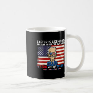 Caneca De Café Engraçado Joe Biden Feliz 4º Da Design Páscoa 4º