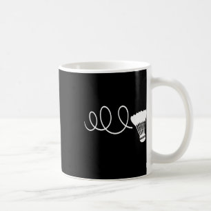 Caneca De Café Engraçado Jogador de Dminton T Camisas Shuttle Shu