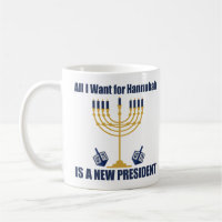 Engraçado Judeu Anti-Trump Político Hanukkah