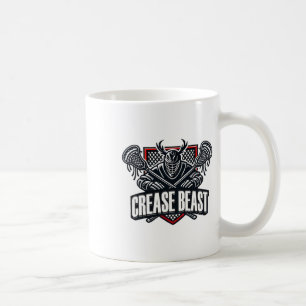 Caneca De Café Engraçado Lacrosse Ops Alerta De Lama De Borracha