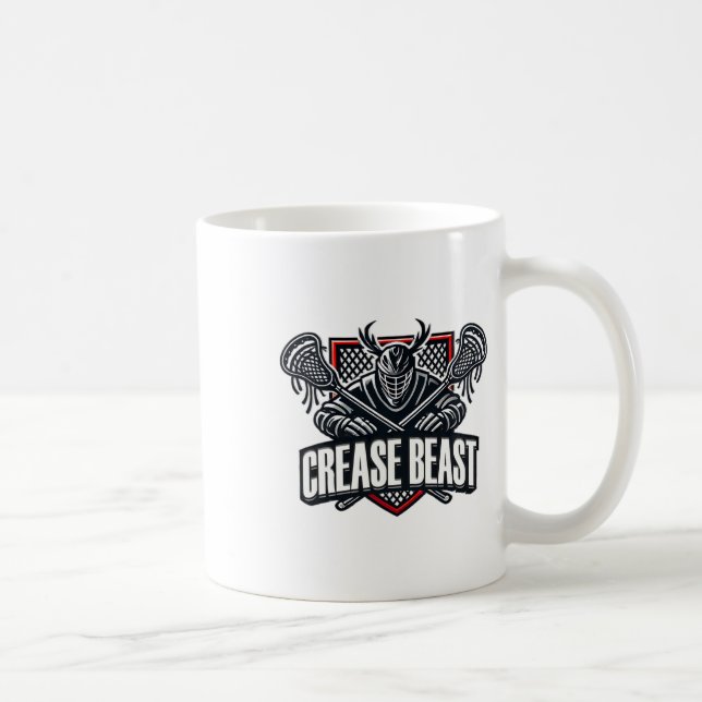 Caneca De Café Engraçado Lacrosse Ops Alerta De Lama De Borracha (Direita)
